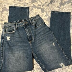 Hollister Ultra High Rise Stacked Vintage Straight